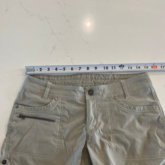 Kuhl Kliffside Air Roll-up Khaki Shorts Outdoors Hiking Size 6 - Picture 11 of 13